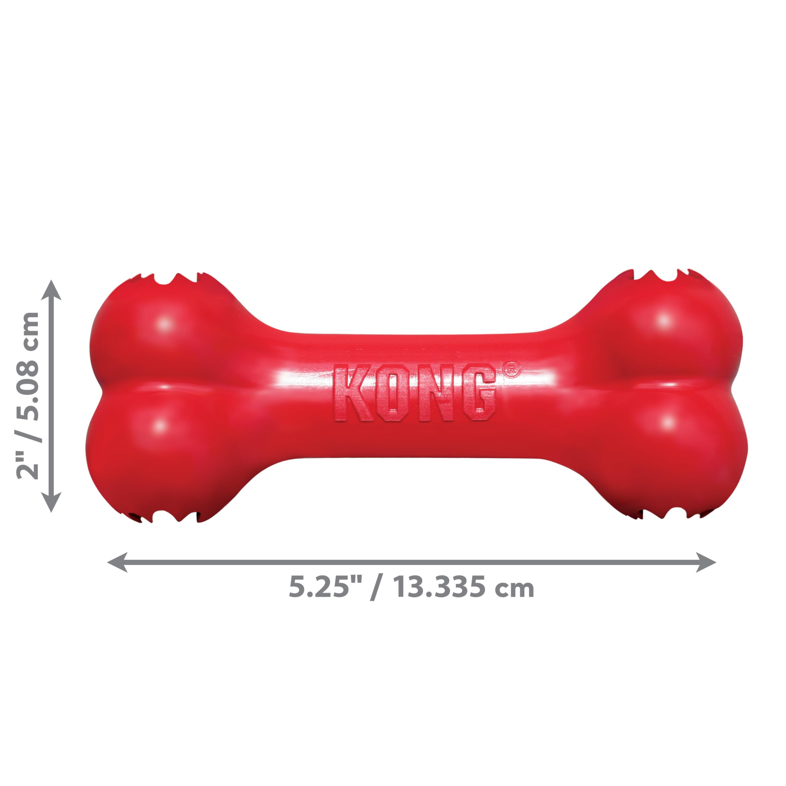 KONG Goodie Bone con Goodie Gripper para rellenar y entregar premios