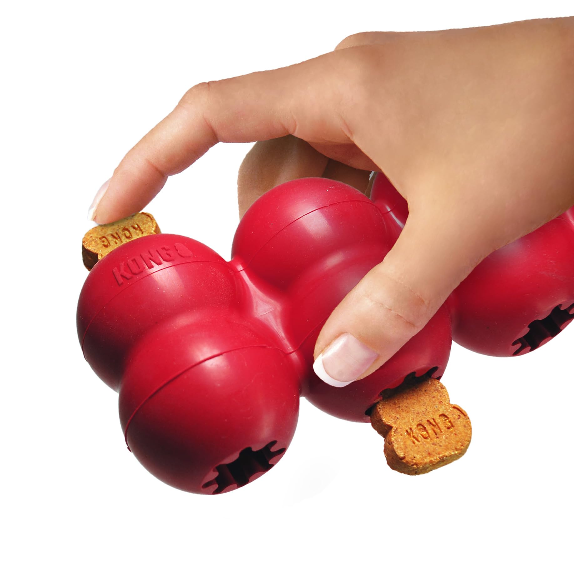 KONG Goodie Ribbon: hecho en EE.UU., calidad confiable para juguetes de perros.