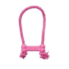 KONG hueso para cachorro con cuerda, ideal para masticación suave.