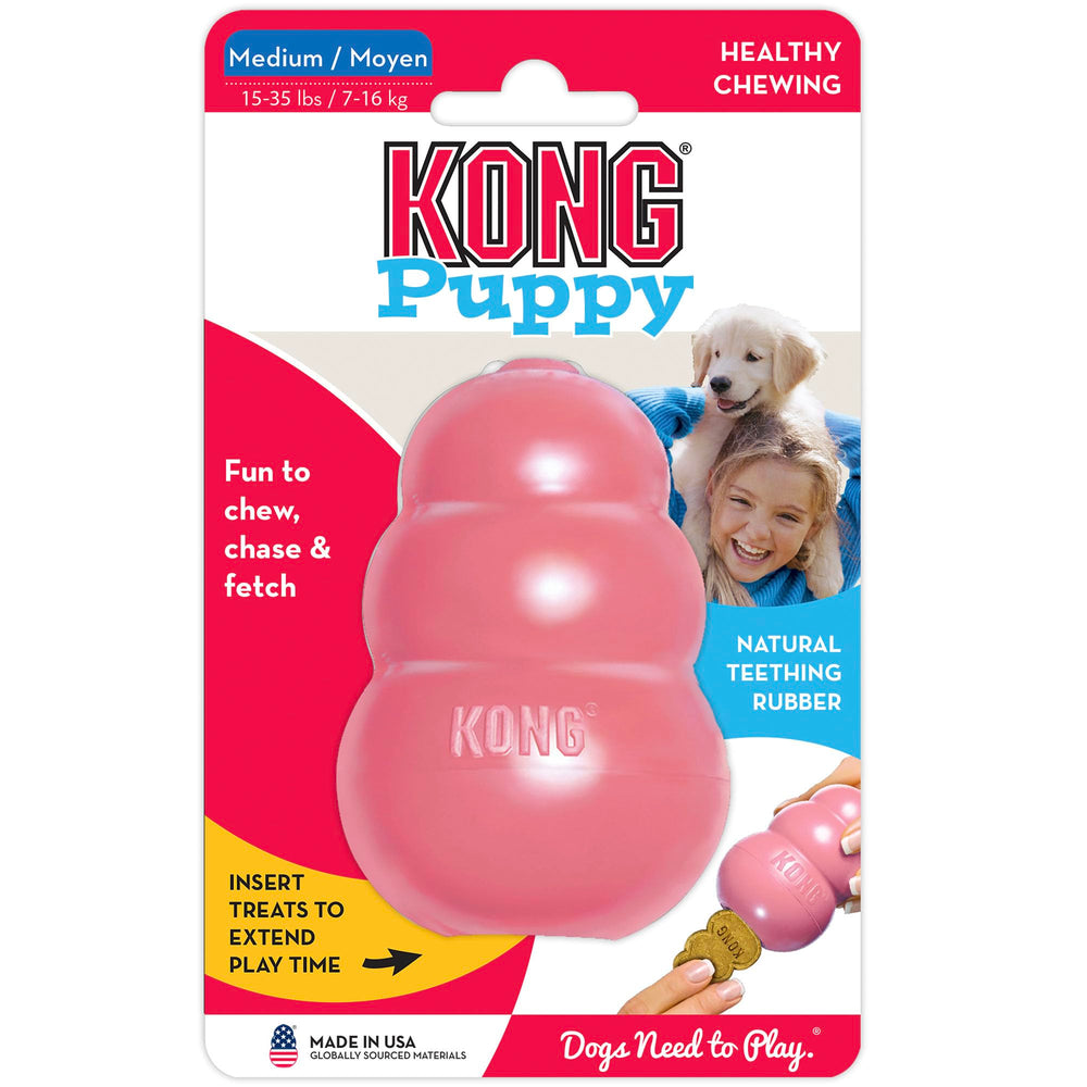 KONG Juguete cachorro color-rosa: diseño atractivo para sesiones de juego