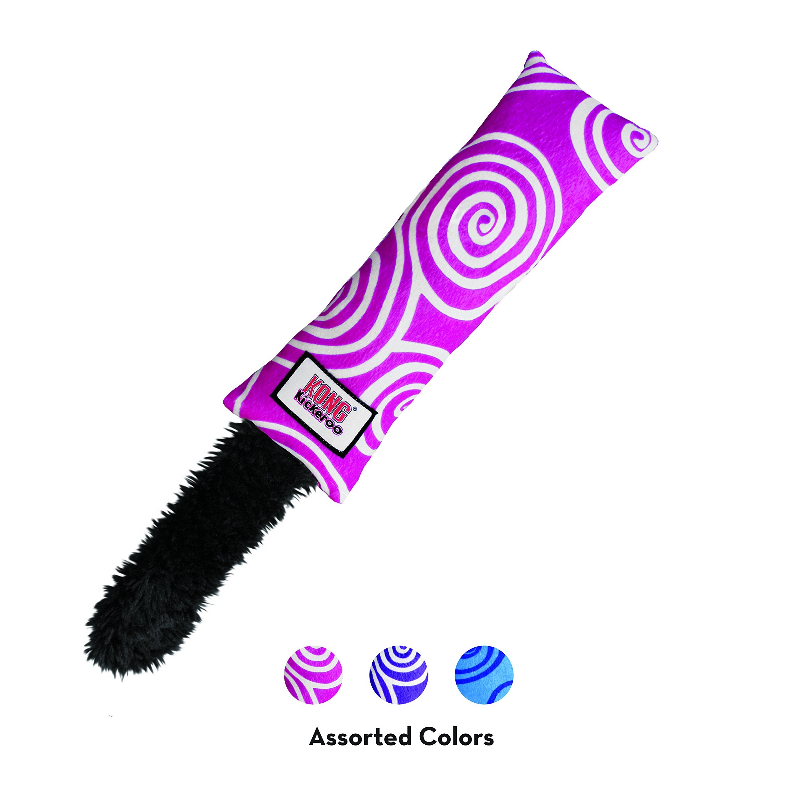 KONG Kickeroo Swirl con cola ondulante para persecución