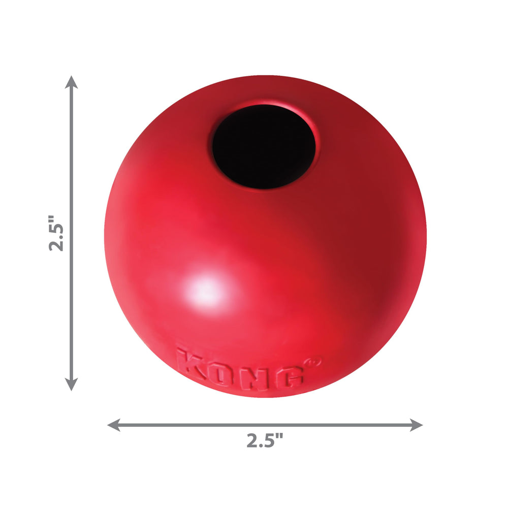 KONG Pelota para perros pequeños, duradera para uso diario.