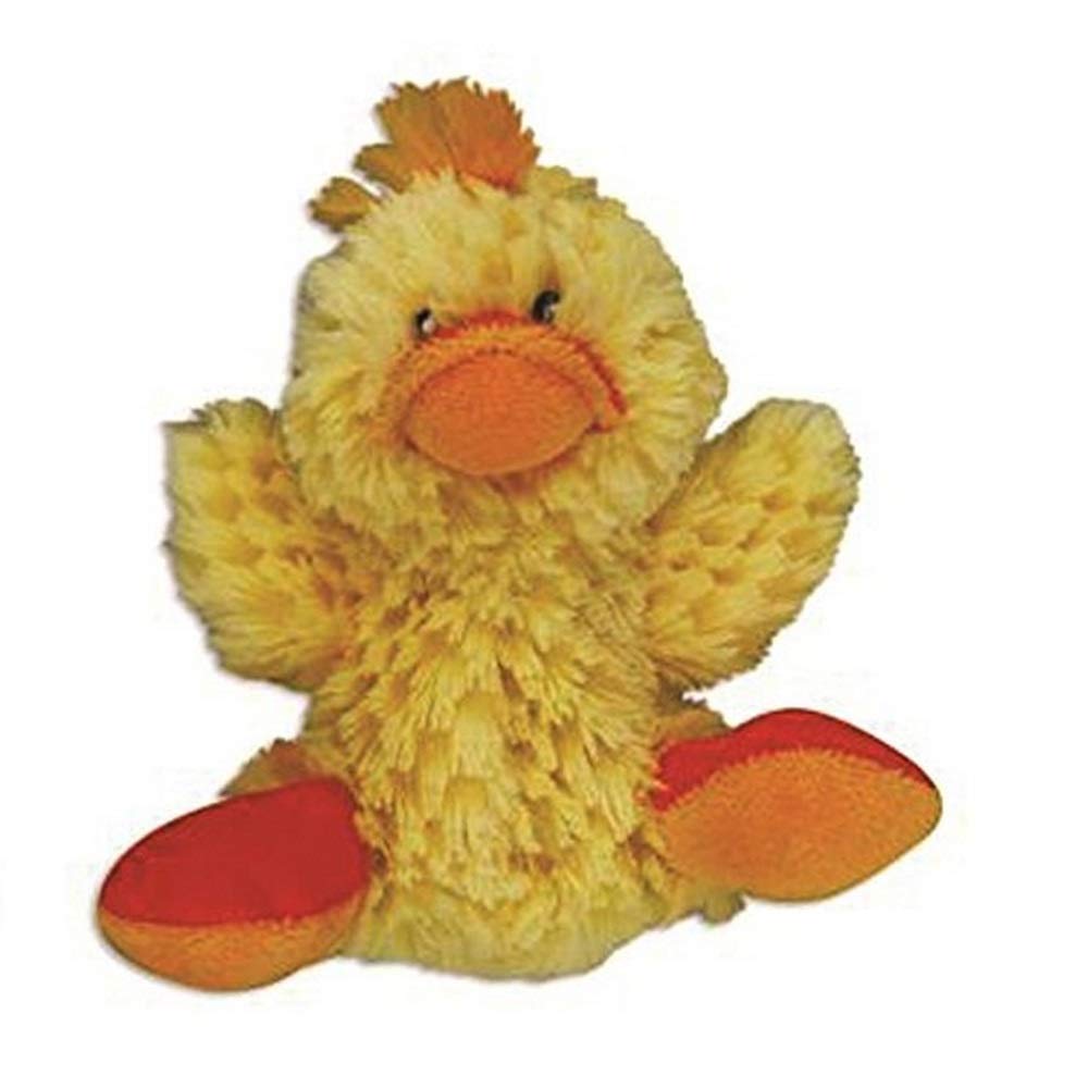 KONG Duckie patito amarillo extrapequeño para juego diario y mordisqueo suave.