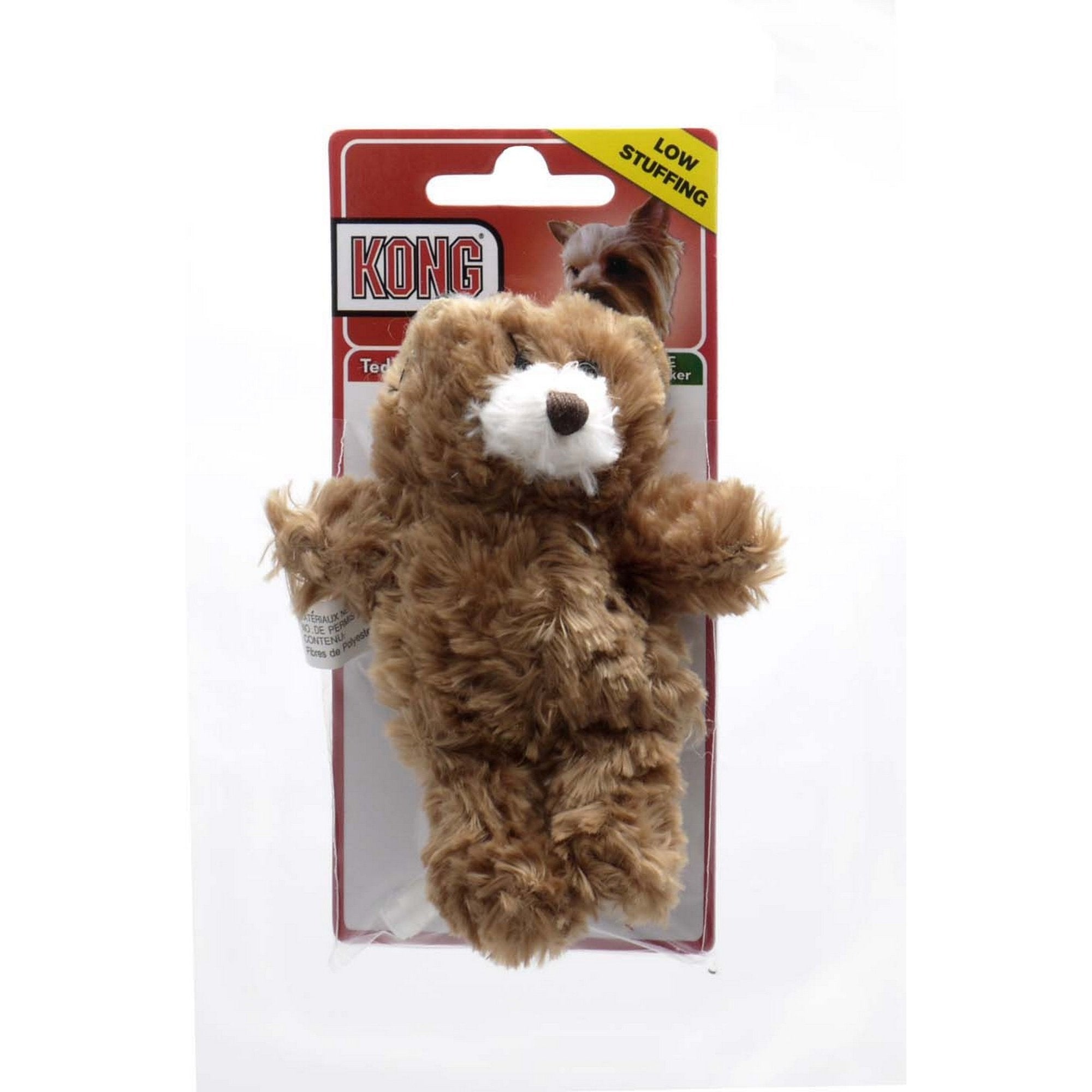 KONG Duckie patito amarillo peluche de alta calidad para juego suave y seguro.