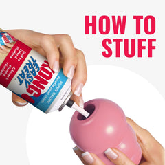 KONG Binkie duradera en goma natural para masticar y satisfacer la curiosidad.