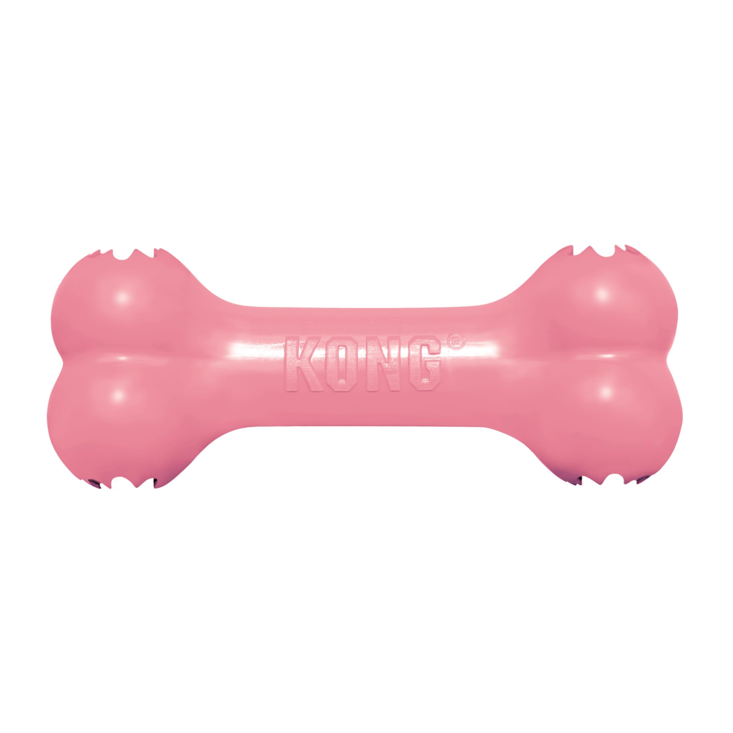 KONG Puppy Goodie Bone, juguete mordedor de caucho natural para cachorros, ideal para juego.