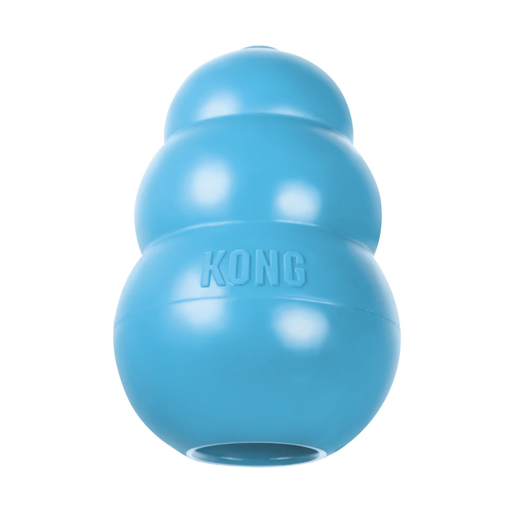 KONG Puppy, juguete de masticación natural, ideal para dientes de cachorro.