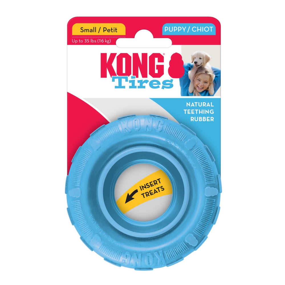 KONG Puppy Tires seguridad: supervisa el juego para evitar daños