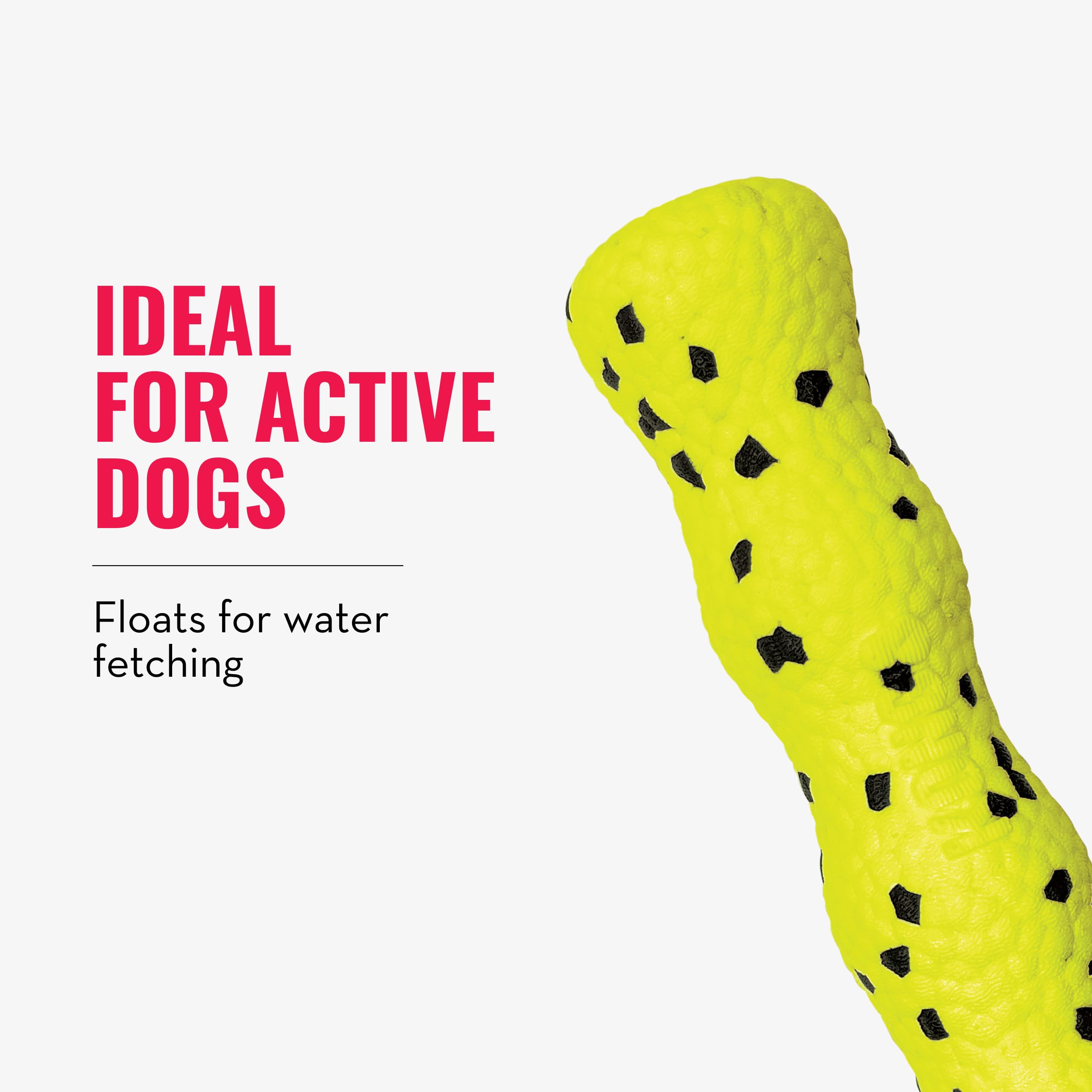 KONG Reflex Stick Md, ideal para uso al aire libre y juego de traer.