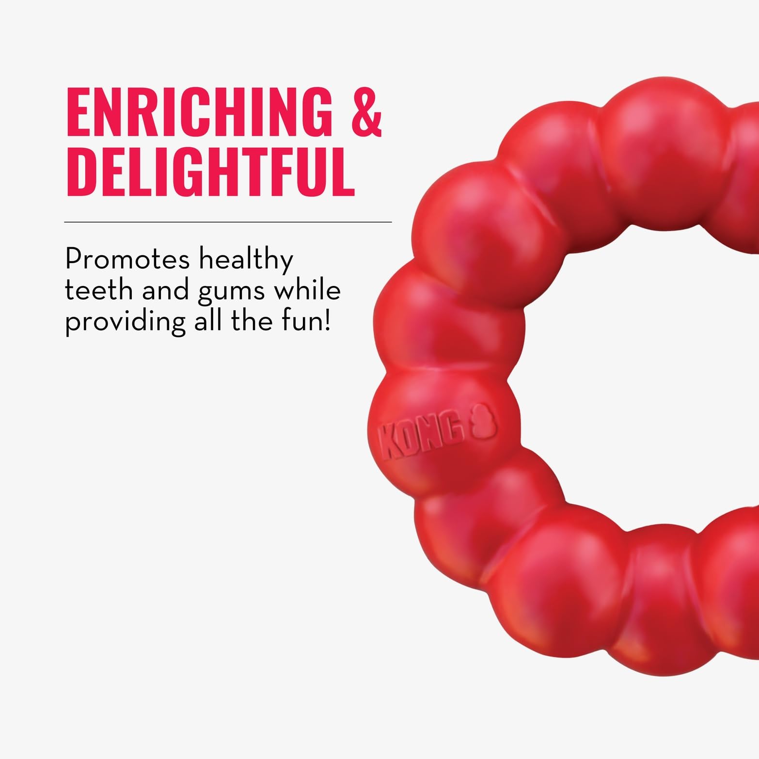 KONG Ring: recomendado para uso diario en casa o al aire libre.