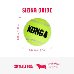 Bolas SqueakAir dentales suaves para juegos de fetch con cuidado dental.