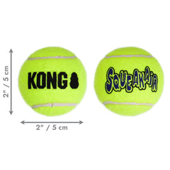 KONG Squeakair: textura sin abrasivo, suave para dientes