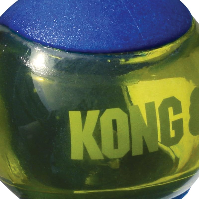 KONG Squeezz Action Ball, material seguro para perros durante el juego