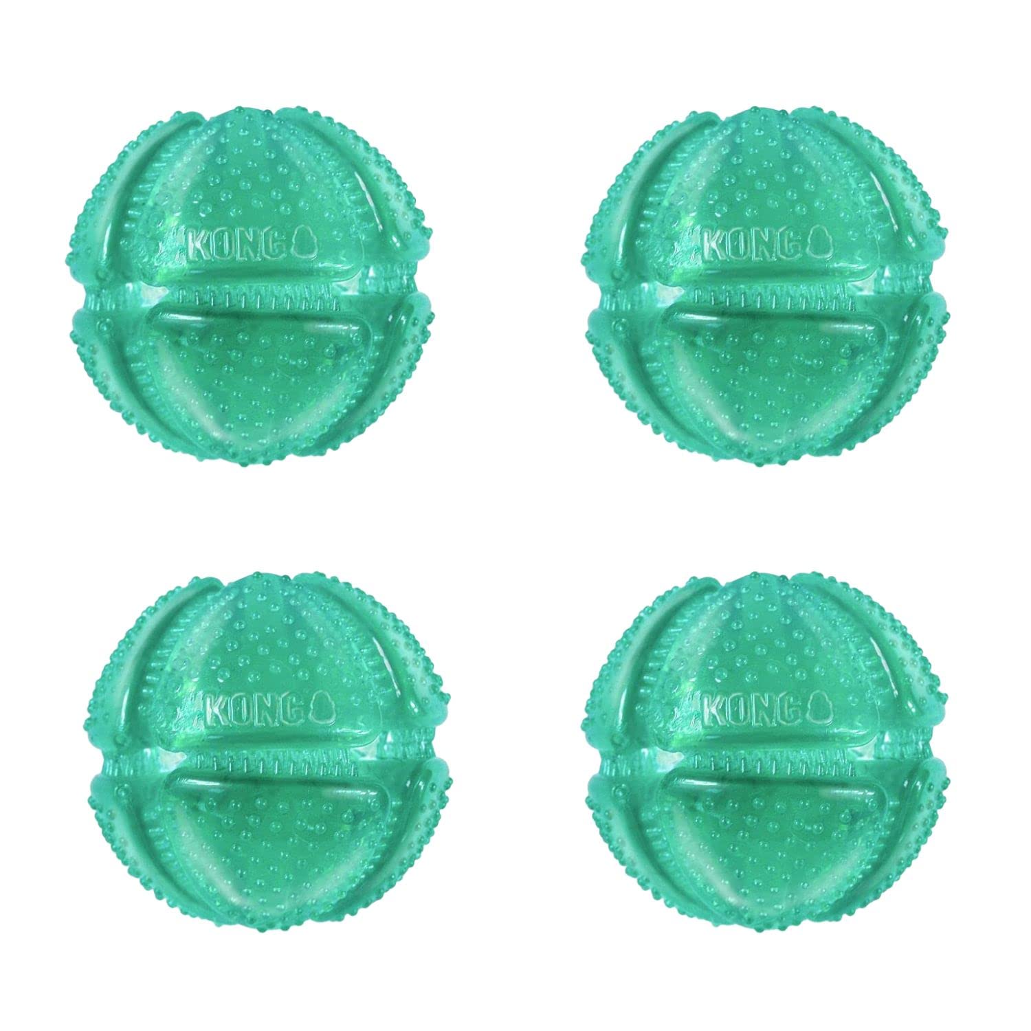 KONG Squeezz Dental Ball diseño probado en Golden, Colorado para durabilidad.