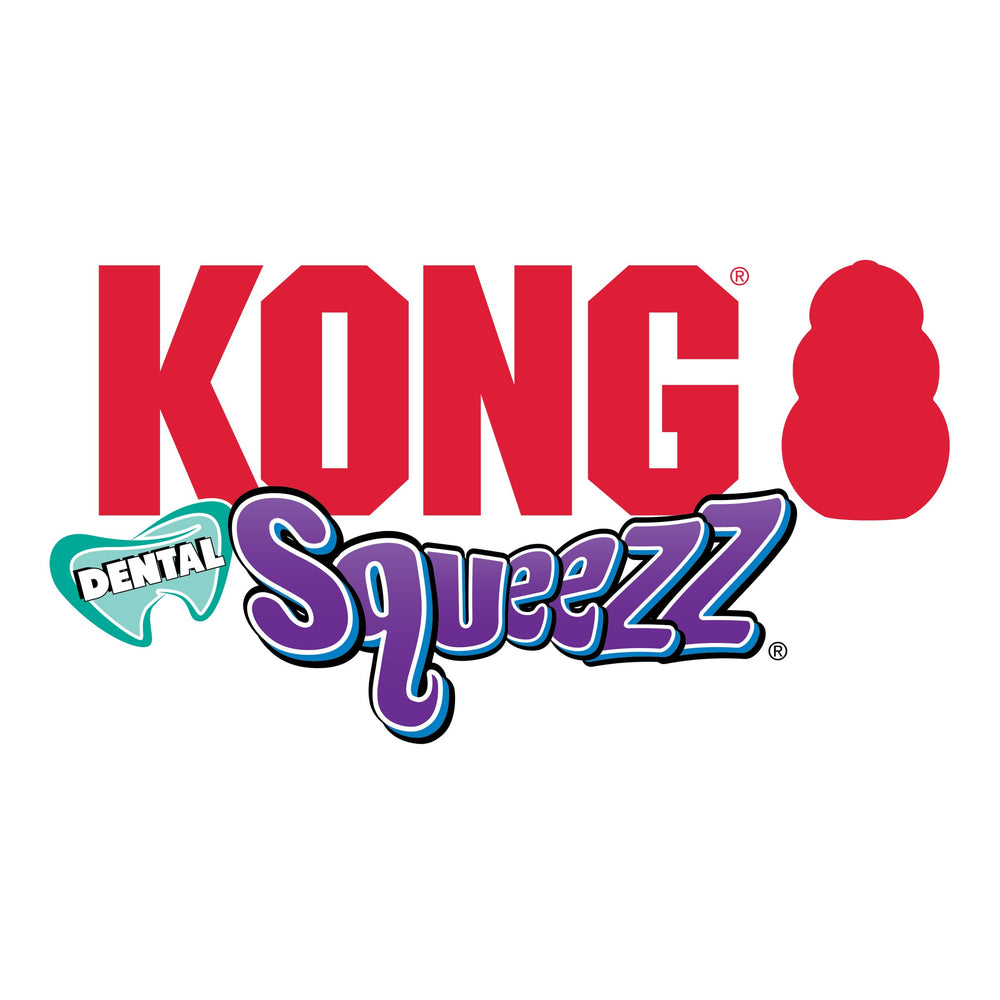 KONG Squeezz Dental Bone ideal para perros medianos y grandes.