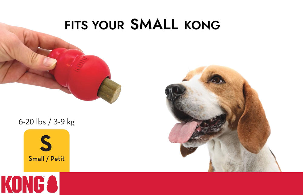 KONG Stuff'n Ziggies, textura masticable de larga duración para perros pequeños