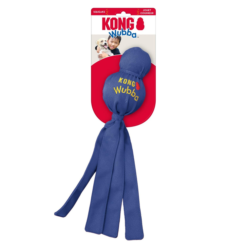KONG Wubba está diseñado para sesiones de juego seguras y duraderas.