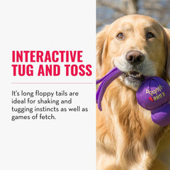 KONG Wubba incorpora squeaker para estimulación sensorial durante el juego.