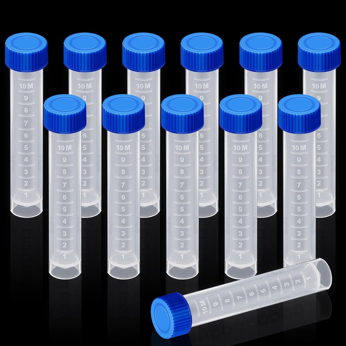 Konohan tubos de prueba 10ml para acuario, lectura clara de calidad del agua.