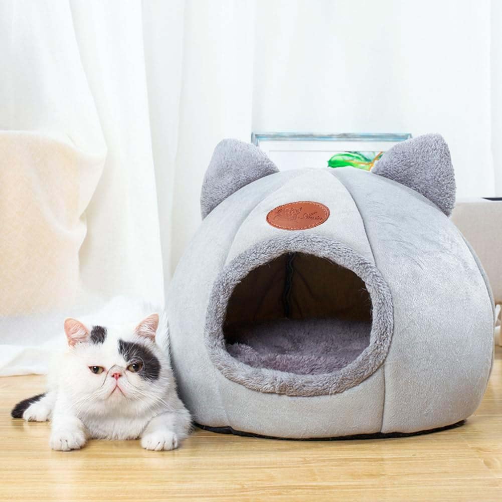 KooTeedd cama gris XL, dimensiones para mascotas pequeñas y medianas