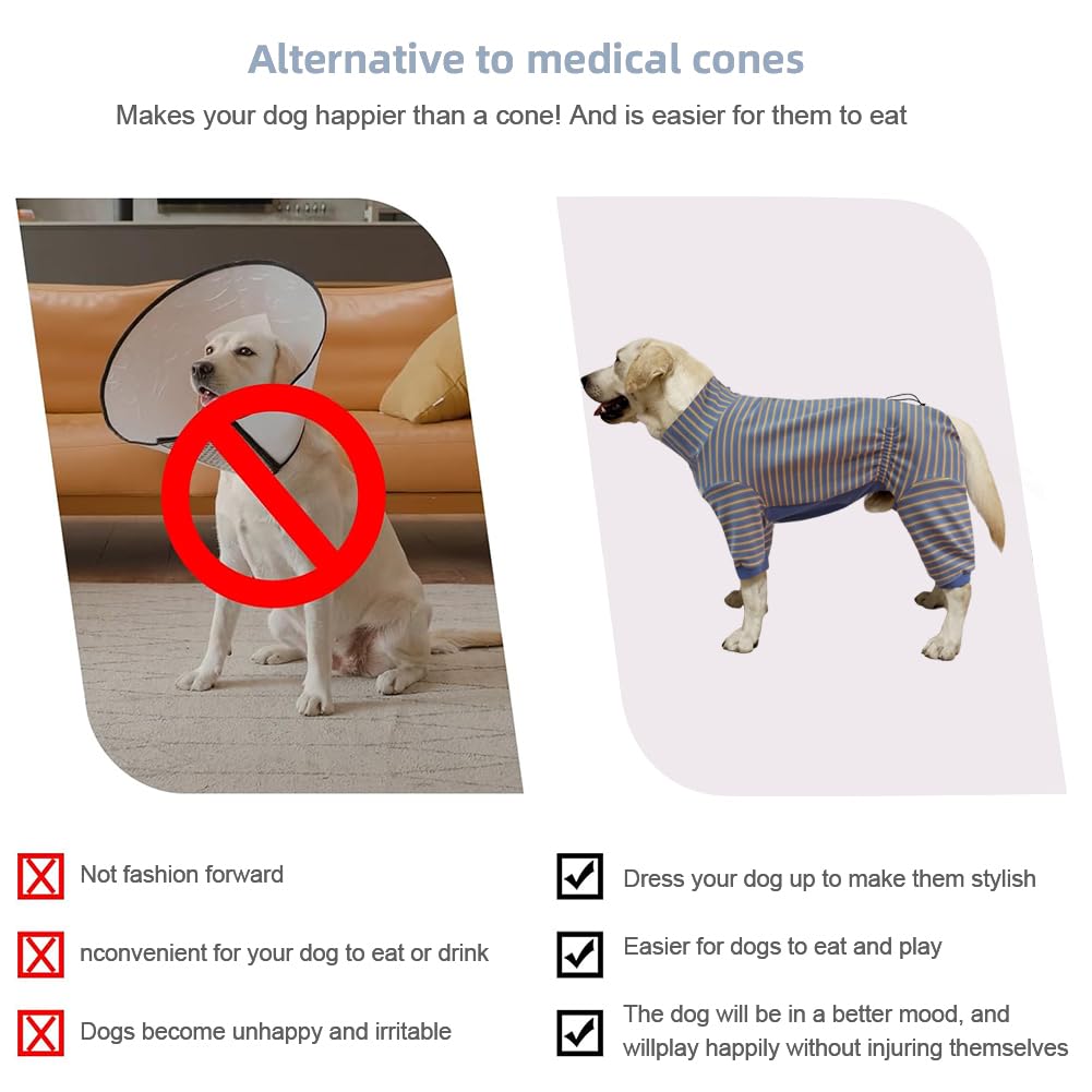 KOOGAL pijama para perro, talla 2XL, se adapta a distintas formas.