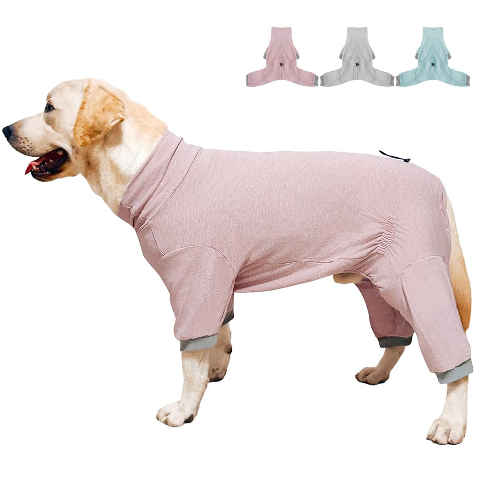KOOGAL Pijama para perro con cobertura corporal total, ideal para perros grandes.