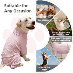 KOOGAL Pijama cuatro patas, protección contra lamidos y arañazos.
