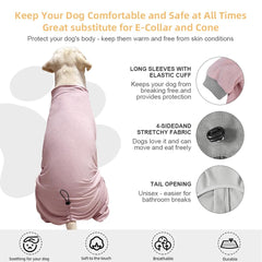 KOOGAL Pijama para perros, fácil de colocar y quitar.