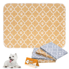 KOOLTAIL almohadilla higienica lavable para perros 60x90 cm, juego de cuatro para entrenamiento