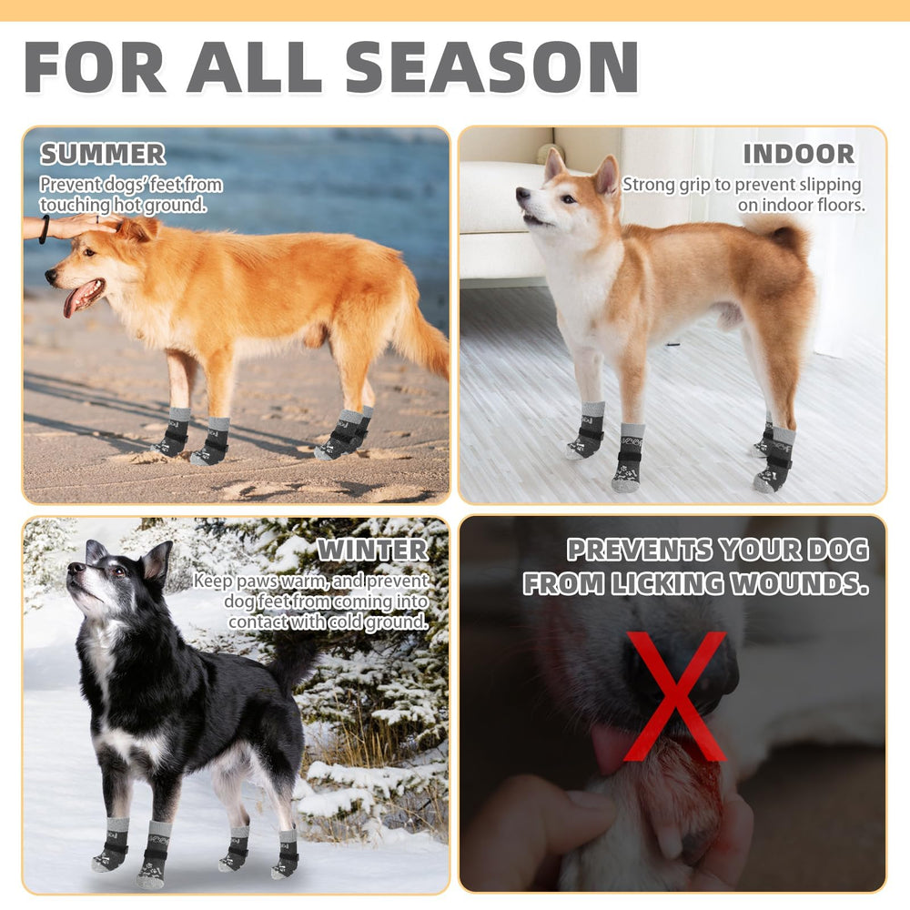 KOOLTAIL calcetines para perro, durabilidad gracias al tejido resistente.