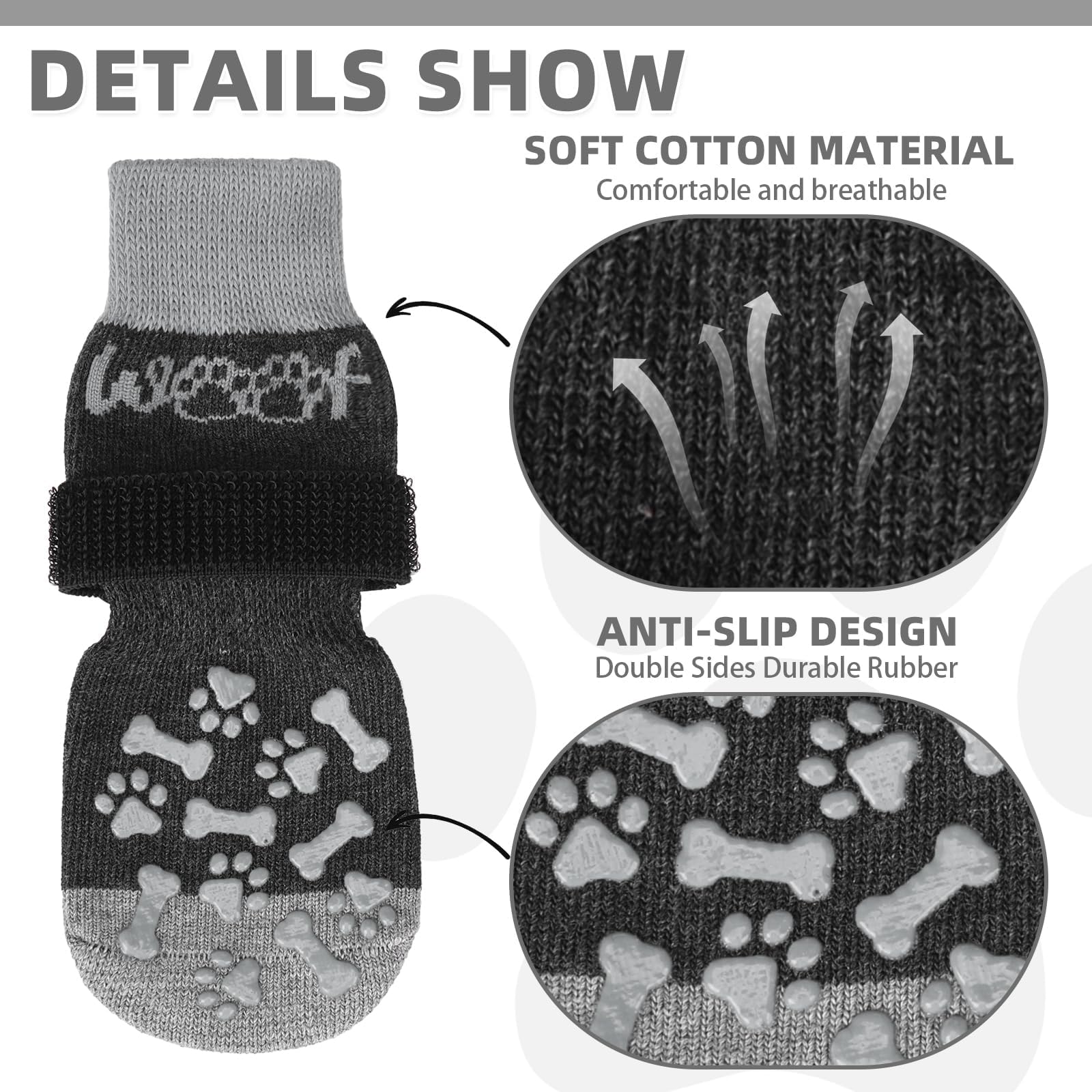 KOOLTAIL anti-slip-doble-lado: agarre adicional en superficies lisas.