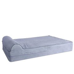 KOPEKS funda de cama para perro XL gris, ajuste cómodo para el hogar.