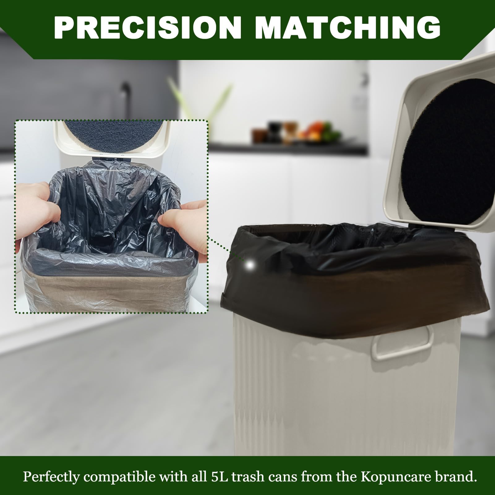 Kopuncare servicio todo en uno con cubo para jardín limpio.