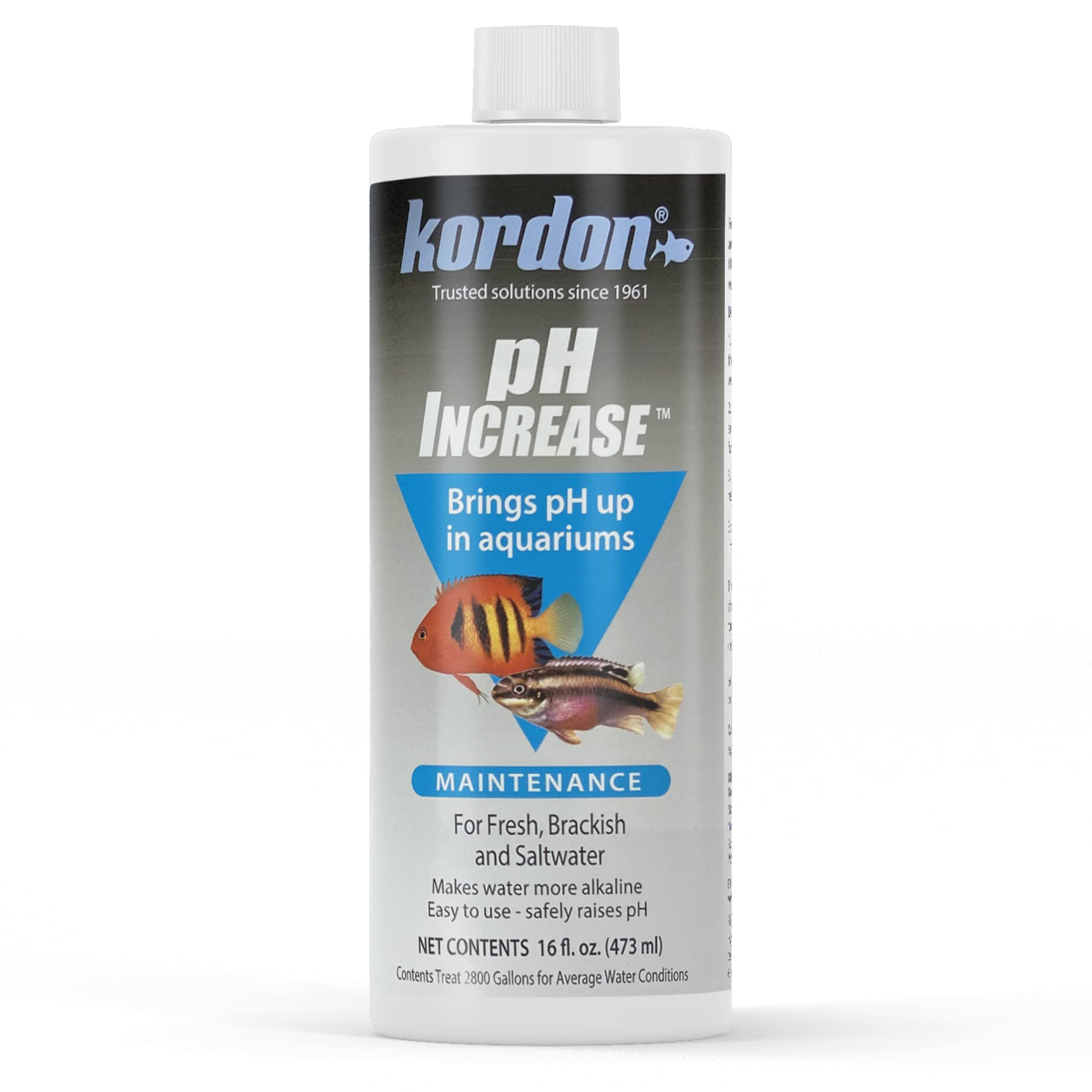 KORDON ajustador de pH para acuarios, botella, ayuda a ajustar rápidamente el pH para peces.