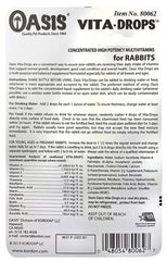 Botella Oasis 80062 para conejo, facilita la suplementación diaria de vitaminas.