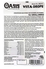 Kordon Vita Drops: aves pequeñas recibiendo suplemento para plumaje brillante.
