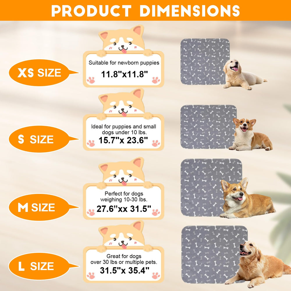 kovziorx almohadillas cachorros reutilizables, más de 500 lavados sin perder rendimiento.