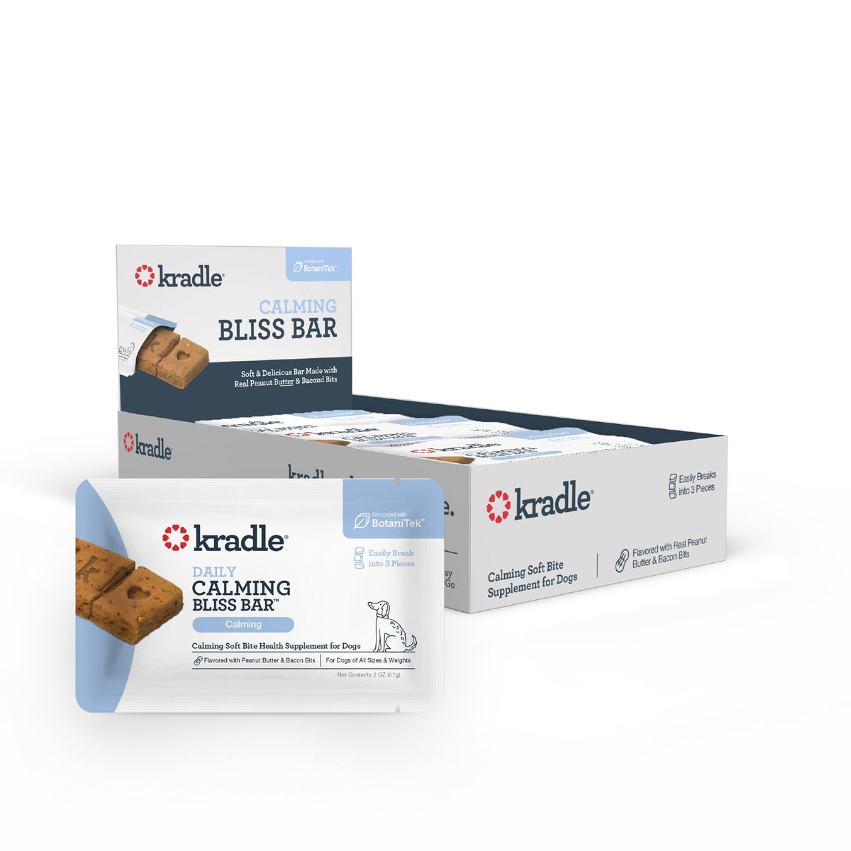 Kradle Bliss Bars envases individuales para uso en casa o fuera