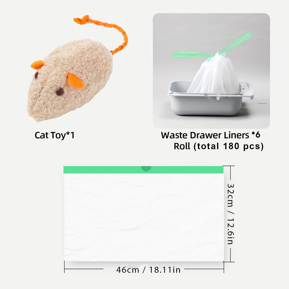 Bolsas resistentes para cajas automáticas, reducción de derrames y olores.