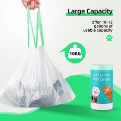 Bolsas de alta capacidad KropBom 10-12 galones para más desechos.
