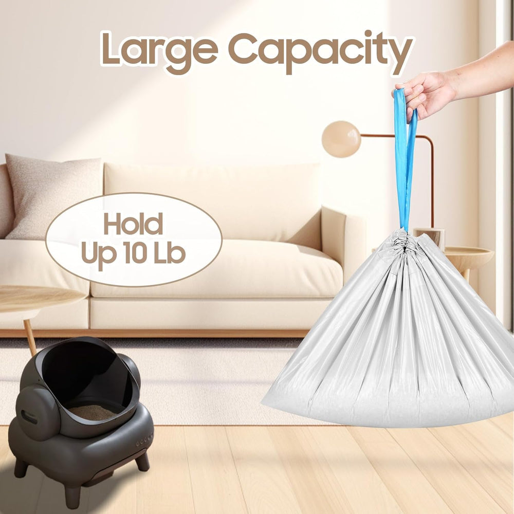 Material LDPE resistente para evitar desgarros y fugas.