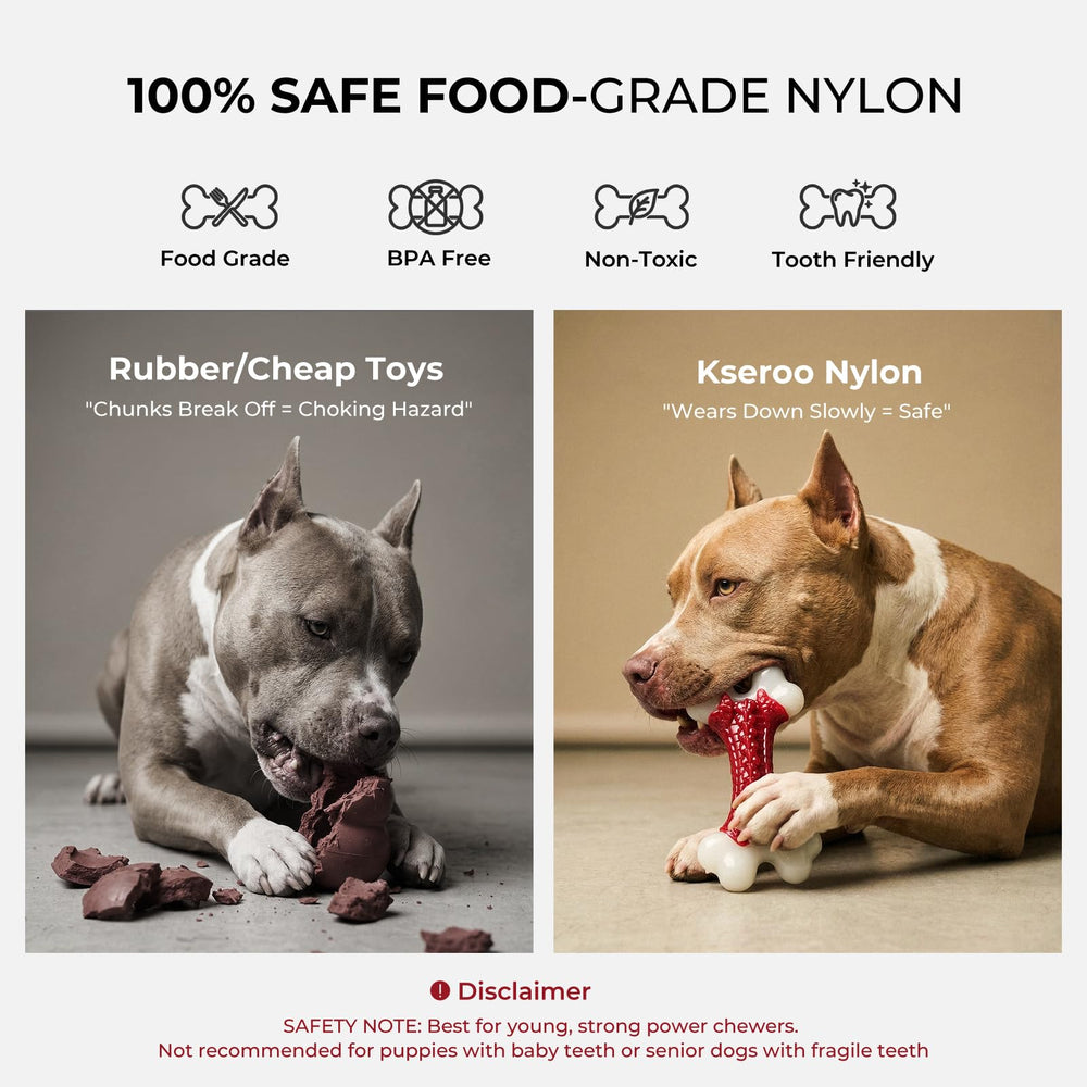 Kseroo durabilidad de nylon alto para perros grandes que muerden