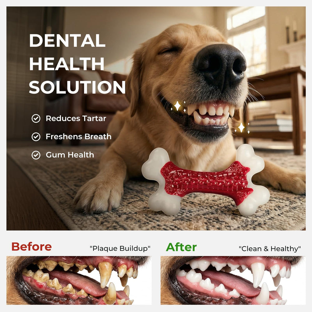 Kseroo juguete dientes nylon 8 pulgadas para perros grandes