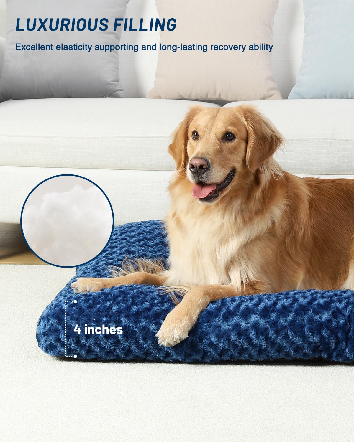 KSIIA cama con base antideslizante mantiene segura a tu mascota.