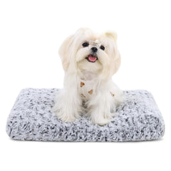KSIIA cama para perros con acolchado cómodo de dos y medio pulgadas para un apoyo suave.