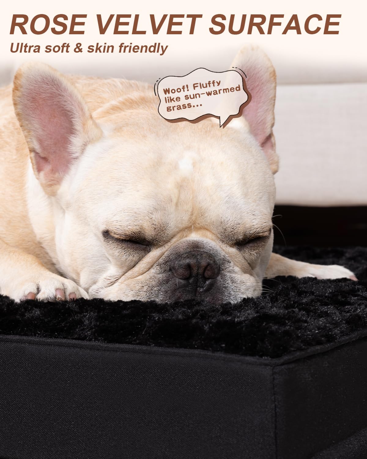 KSIIIA cama perro espuma huevo ortopédico, soporte firme para articulaciones.