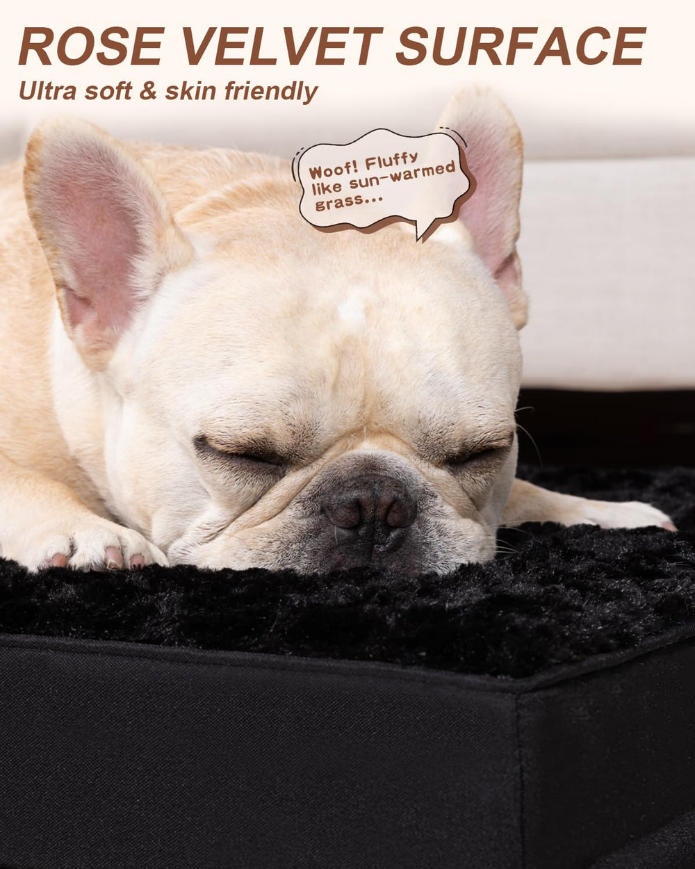KSIIIA cama perro espuma huevo ortopédico, soporte firme para articulaciones.