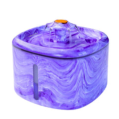 Ksuefao fuente para gatos morada, diseño interior elegante que fomenta la hidratación.