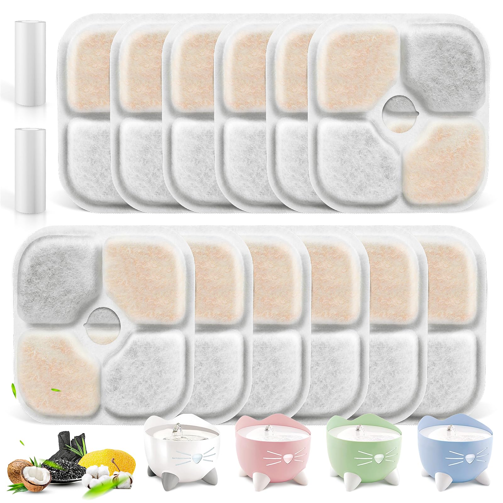 KTNAid filtro para Catit PIXI: compatibilidad para beber agua estable