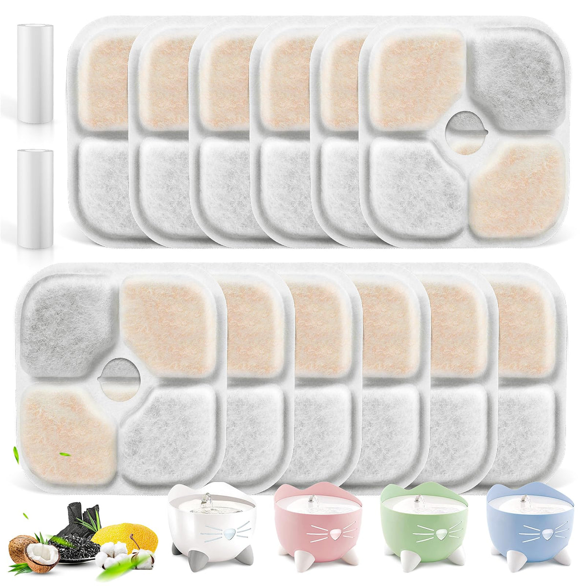 KTNAid filtro para Catit PIXI: compatibilidad para beber agua estable